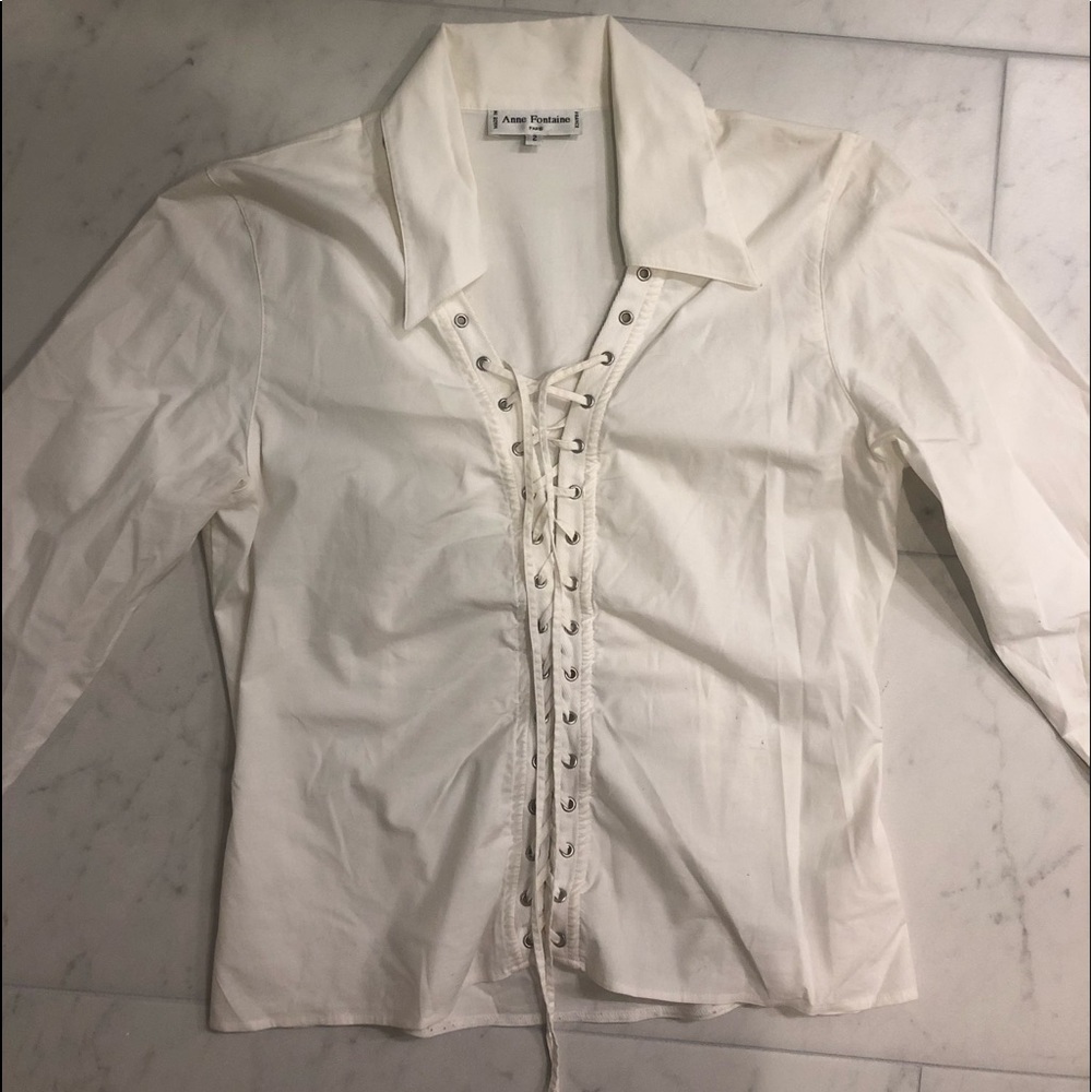 RARE Anne Fontaine Blouse